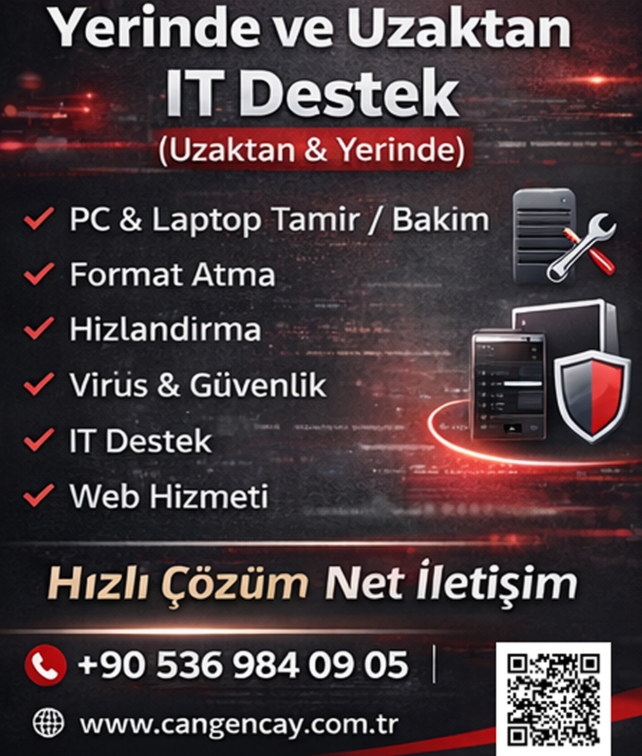 Silivri PC Tamir ve IT Destek Hizmetleri | Freelance Teknik Servis