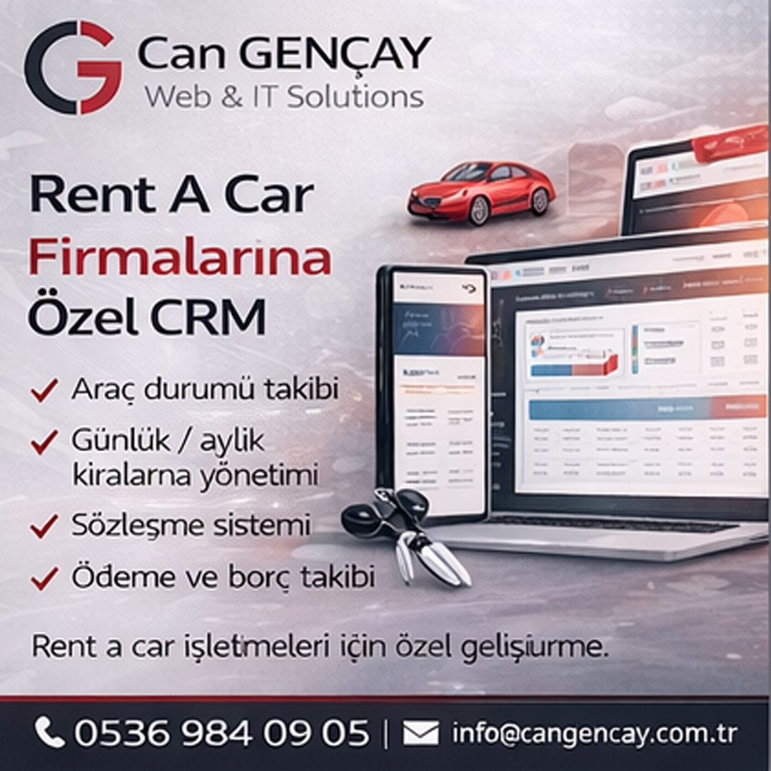Rent A Car Firmalarına Özel CRM